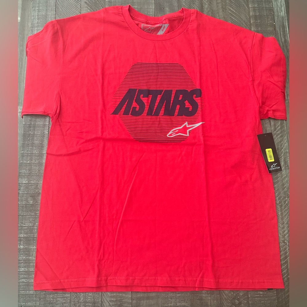 Red AlpineStars Short Sleeved Tee